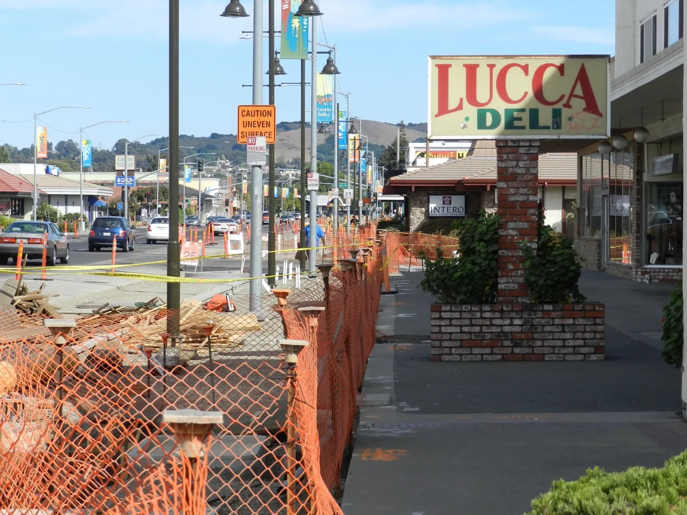 Street view of Castro Valley Boulevard in downtown Castro Valley, California